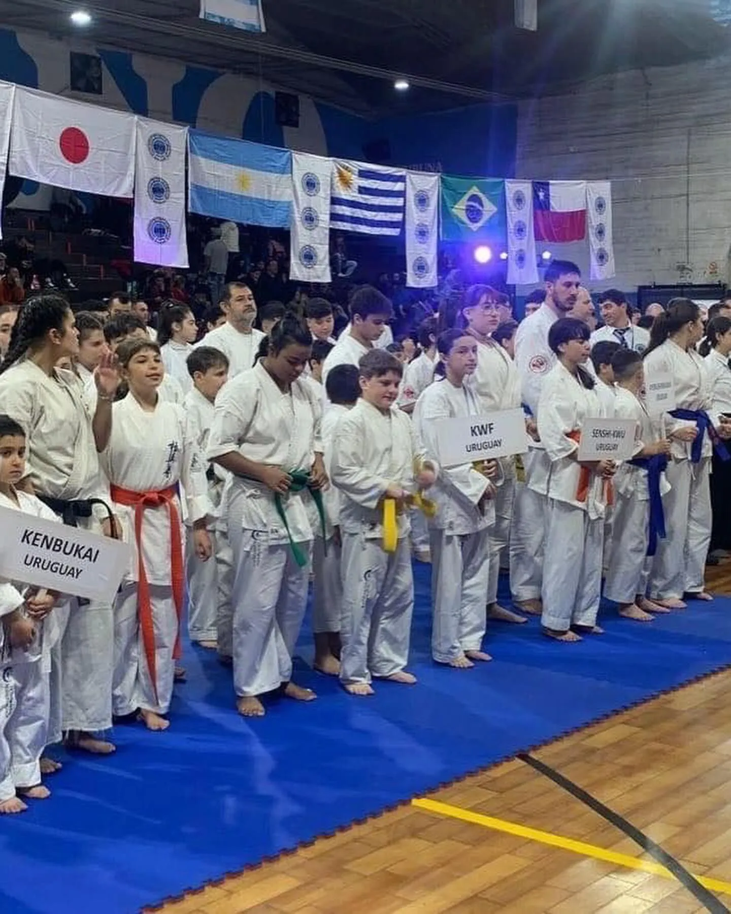 極真拳武會ウルグアイ🇺🇾で行われた大会の模様